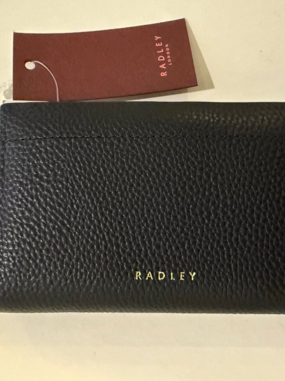 Radley London Newton Avenue Women's Leather Medium wallet Bifold Purse, black
